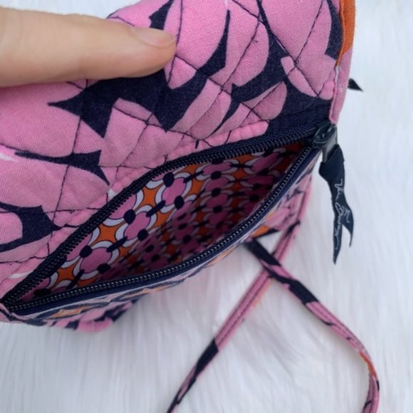 Vera Bradley Mini Hipster Crossbody Loves Me Pink - Picture 6 of 7